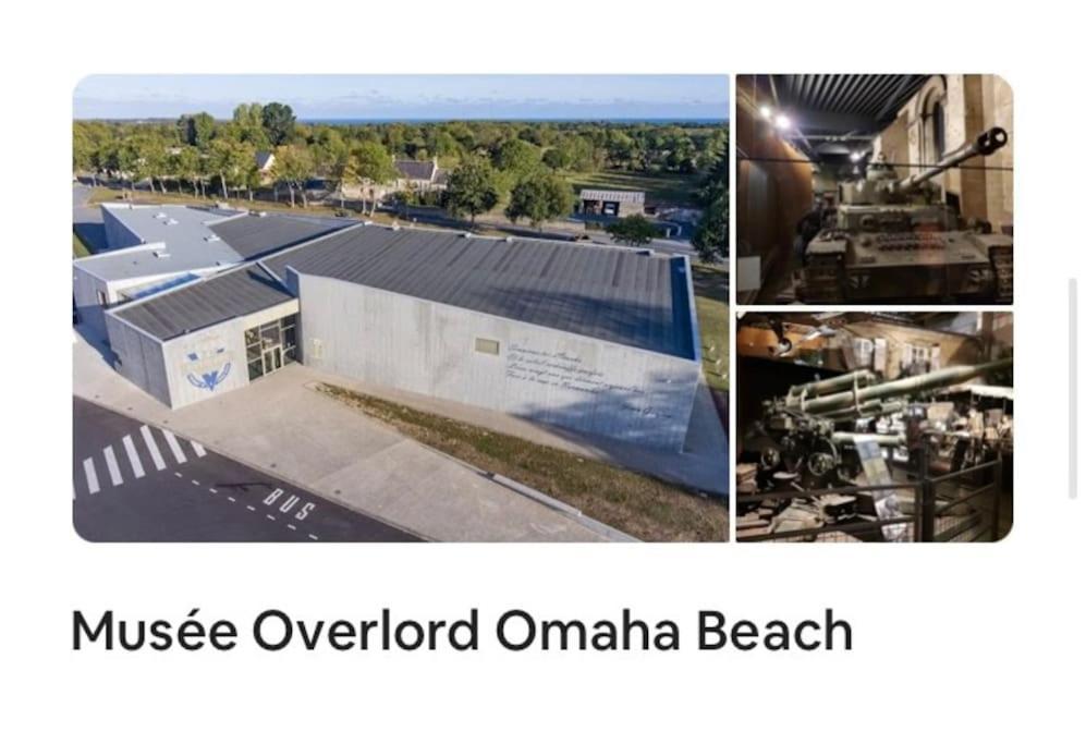 Au Coeur D'Omaha Beach- Colleville-Sur-Mer- Gite 2 מראה חיצוני תמונה